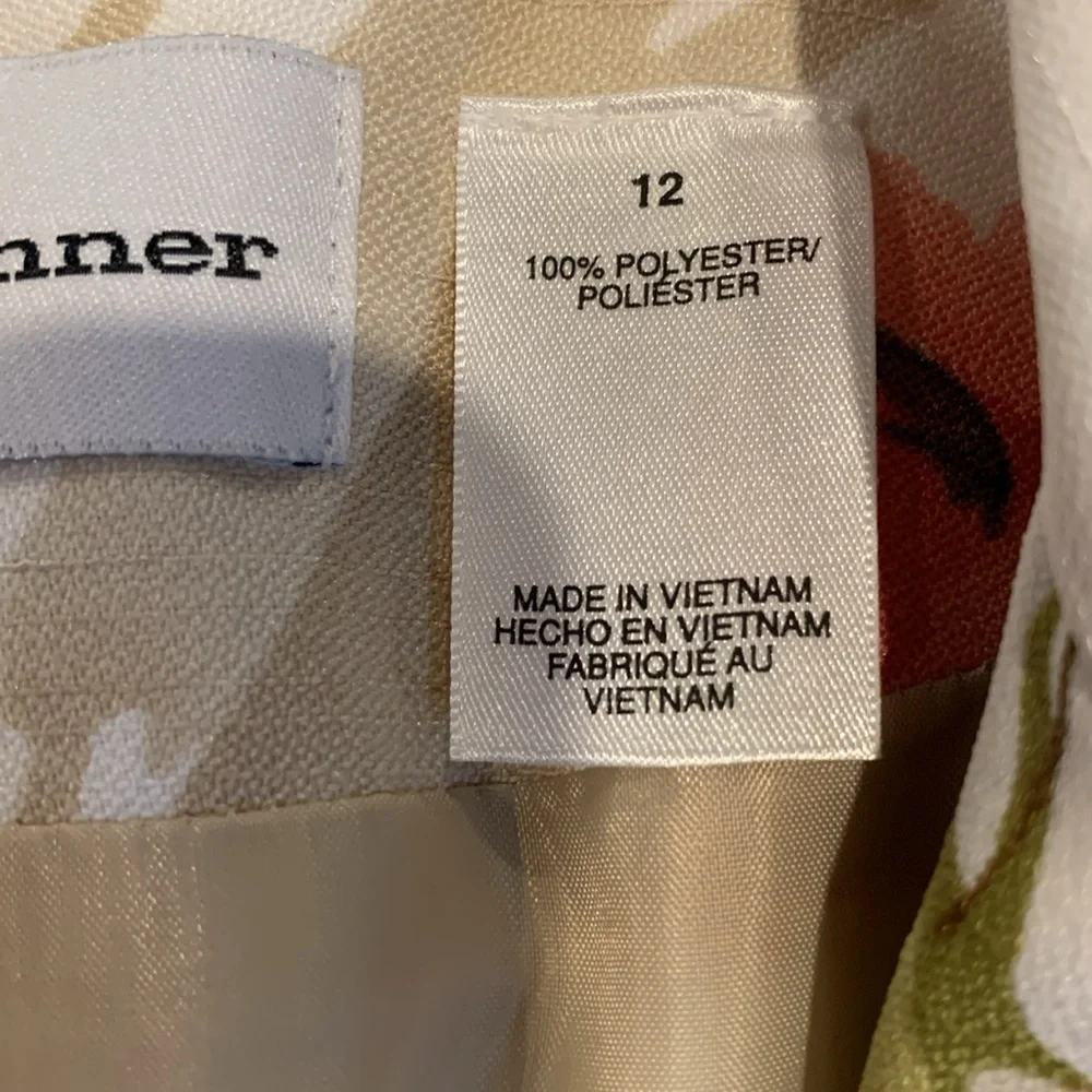 NWOT - Alfred Dunner Buttonless Floral Blazer Size 12 - NWOT - Picture 12 of 16